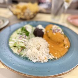 Javiers - Cabo Azul (Maine lobster enchiladas, crab chile relleno, shrimp taco) 10 out of 10!