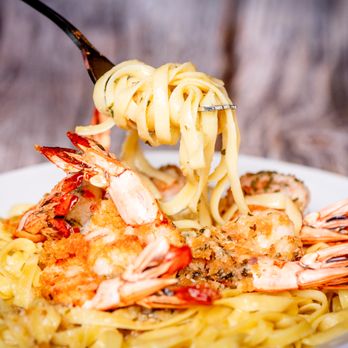 Good Thymes Family Restaurant - Succulent & buttery Shrimp Scampi over fettucini. - American Near Me - Lowell, Massachusetts Good Thymes Family Restaurant - Succulent & buttery Shrimp Scampi over fettucini. - American Near Me - Lowell, Massachusetts