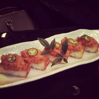 Umi - Spicy tuna on crispy rice. Yum!!!! - Sushi Bars Near Me - Atlanta, Georgia Umi - Spicy tuna on crispy rice. Yum!!!! - Sushi Bars Near Me - Atlanta, Georgia
