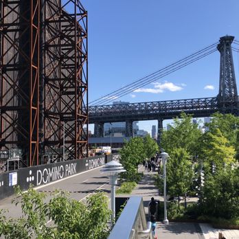 Domino Park - At the foot of Williamsburg Bridge - Parks Near Me - Brooklyn, New York