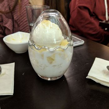 Mango Mango Dessert - Durian sticky rice - takes very long to make but you get to keep the cup! - Desserts Near Me - Brooklyn, New York