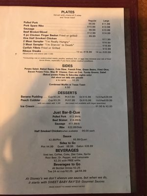 Menu photo 3 Stoney's BBQ Saraland, AL Menu photo 3 Stoney's BBQ Saraland, AL
