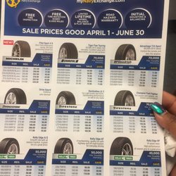 NEX Autoport - Tire prices