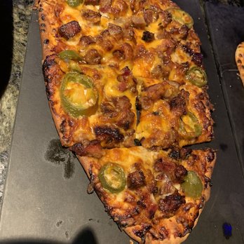 Topgolf - BBQ brisket flatbread:  spicy and flavorful - New American Near Me - Miami Gardens, Florida