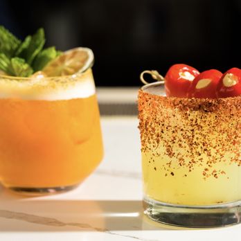 Kyma - Signature Cocktails:
PURE PASSION 
SMOKE & FIRE - Greek Near Me - New York, New York