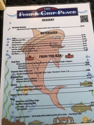 Menu photo 6 The Fish and Chip Place Tobermory, ON Menu photo 6 The Fish and Chip Place Tobermory, ON