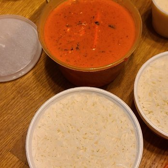 Manraj’s Kitchen - Rice and paneer tikka masala to go - Indian Near Me - Auburn, Washington