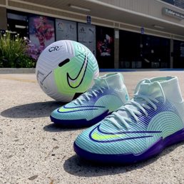 Exterior outside entrance of Soccer Shot Store - Nike Superfly CR7 - Chula Vista, California Exterior outside entrance of Soccer Shot Store - Nike Superfly CR7 - Chula Vista, California