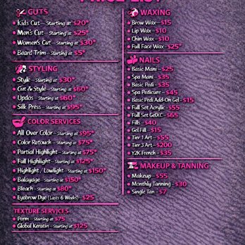 Cuttin Up - Service Menu - Hair Salons Near Me - Cleburne, Texas Cuttin Up - Service Menu - Hair Salons Near Me - Cleburne, Texas