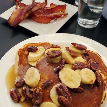 Sweet Basil's Cafe - banana pecan pancakes - New American Near Me - Livingston, New Jersey Sweet Basil's Cafe - banana pecan pancakes - New American Near Me - Livingston, New Jersey