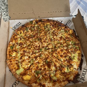 Mazala Pizza River North - Chicken tikka pizza (thin crust) - Coffee & Tea Near Me - Chicago, Illinois Mazala Pizza River North - Chicken tikka pizza (thin crust) - Coffee & Tea Near Me - Chicago, Illinois