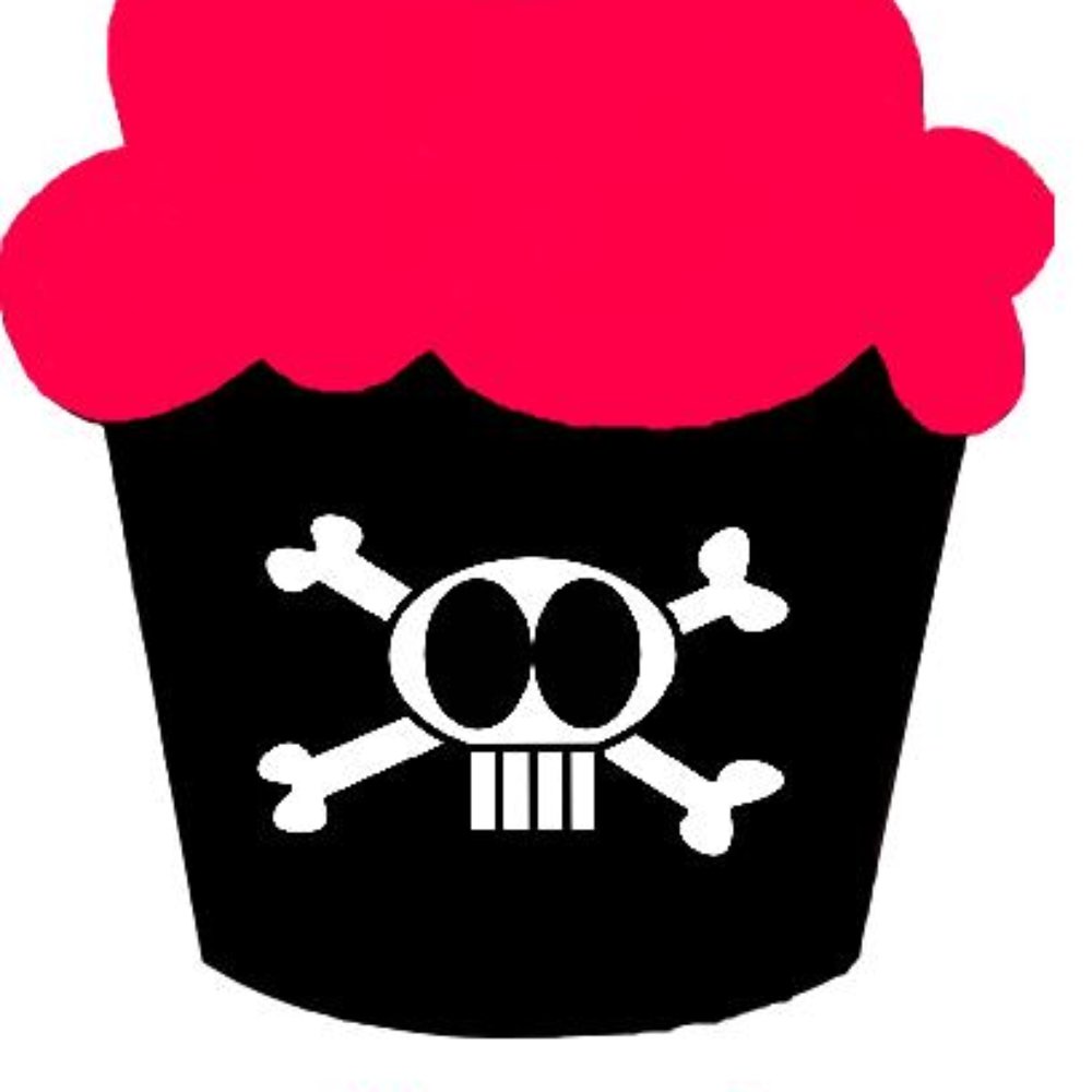 Killer Cupcakes - a cupcake with a skull and crossbone on it - Desserts Near Me Killer Cupcakes - a cupcake with a skull and crossbone on it - Desserts Near Me