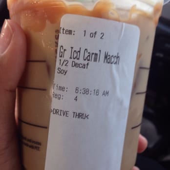Starbucks - Half calf is perfect!! - Coffee & Tea Near Me - Mililani, Hawaii