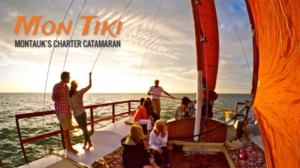 Sailing Montauk's Catamaran Mon Tiki by null