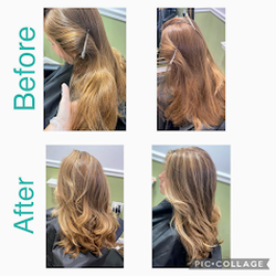 Lasting Impressions Salon & Spa - Beautiful color and cut by Amy.