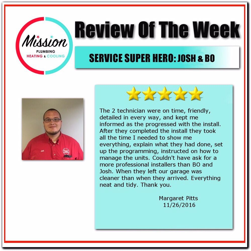Slide of Mission Plumbing, Heating & Cooling