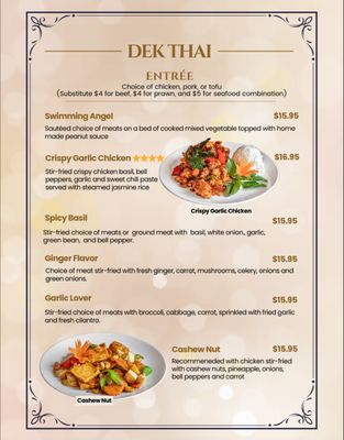 Menu photo 8 Dek Thai Restaurant Burien, WA