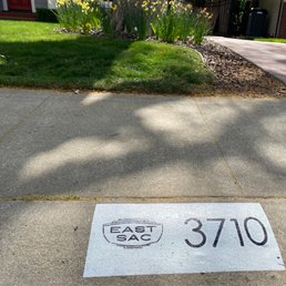Thank you Sac Curb Painting!