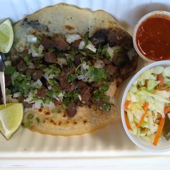 Pupuseria San Miguel - Pupusa Taco (aka Pu-Taco), without cheese - Salvadoran Near Me - Arcata, California