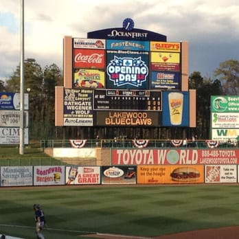 Jersey Shore BlueClaws - Blueclaws Home Opener 2012 - Baseball Fields Near Me - Lakewood, New Jersey Jersey Shore BlueClaws - Blueclaws Home Opener 2012 - Baseball Fields Near Me - Lakewood, New Jersey