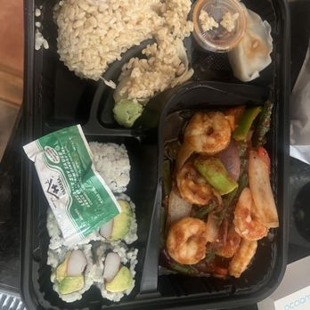 Lilli & Loo - Sweet Chili Sambal Bento Box with shrimp - Chinese Near Me - New York, New York Lilli & Loo - Sweet Chili Sambal Bento Box with shrimp - Chinese Near Me - New York, New York