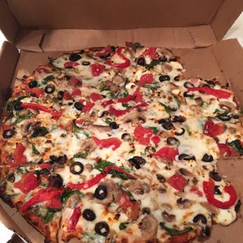 Domino's Pizza - Think Crust Specialty Vegetarian Pizza - Pizza Near Me - Long Beach, California