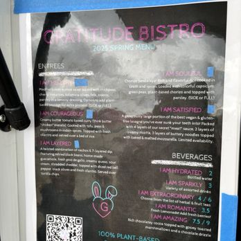 Gratitude Bistro - Vegan Near Me - Rockford, Illinois