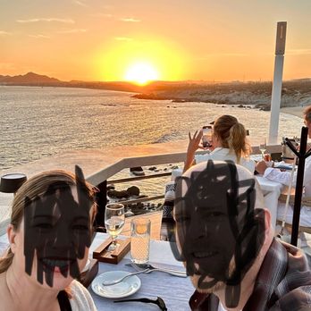 Sunset Monalisa - As you can see, sat the table directly behind us...why would they do that? Open tables everywhere. - Mediterranean Near Me - Cabo San Lucas, BCS Sunset Monalisa - As you can see, sat the table directly behind us...why would they do that? Open tables everywhere. - Mediterranean Near Me - Cabo San Lucas, BCS