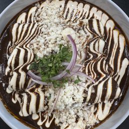 Mole Enchiladas