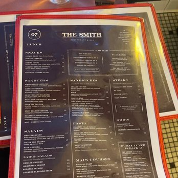 The Smith - Menu - New American Near Me - New York, New York The Smith - Menu - New American Near Me - New York, New York