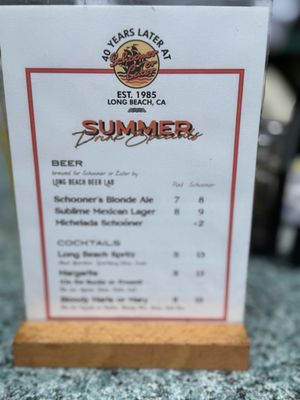 Menu photo 8 Schooner or Later Long Beach, CA Menu photo 8 Schooner or Later Long Beach, CA