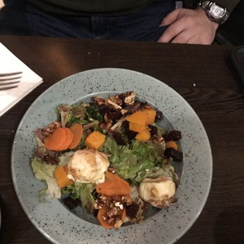U Kroka - Goat cheese warmed in filo dough over a salad. OMG - Czech Near Me - Prague, Puerto Rico