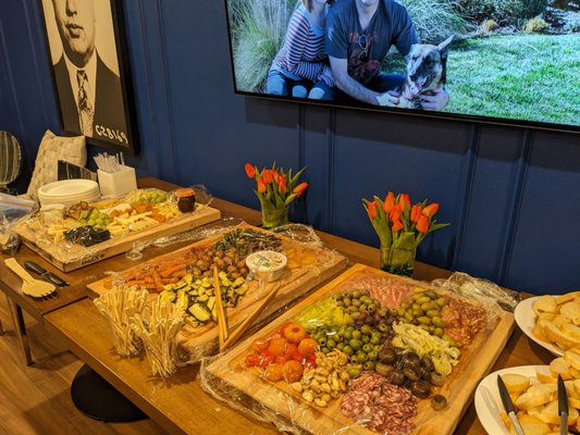 Photo of Guardian Cellars - Woodinville, WA, US. Staff helped us set out our food and flowers.