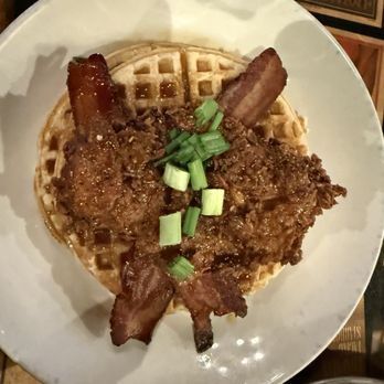 HopCat - Maple Bourbon Chicken and Waffle - Beer Bar Near Me - Ann Arbor, Michigan