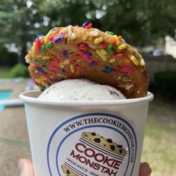 Cookie Monstah - Oreo ice cream and birthday cake cookie - Ice Cream & Frozen Yogurt Near Me - Needham, Massachusetts