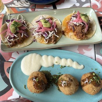 Buena Vida Tapas Bar - Mushroom Croquetas Brisket Tacos - Spanish Near Me - Atlanta, Georgia