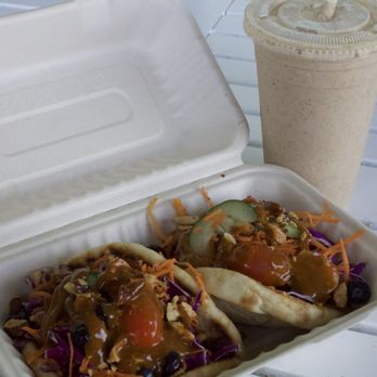 Leahi Health - Rainbow tacos. AMAZING! And Cinnamon Toast Crunch smoothie - Vegan Near Me - Honolulu, Hawaii Leahi Health - Rainbow tacos. AMAZING! And Cinnamon Toast Crunch smoothie - Vegan Near Me - Honolulu, Hawaii