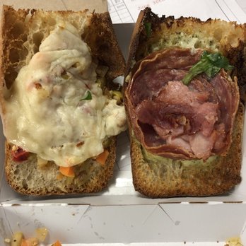 Panera Bread - This is my Italian sandwich minus the arugula that I threw away. The sandwich was supposed to have spinach - Sandwiches Near Me - Victorville, California Panera Bread - This is my Italian sandwich minus the arugula that I threw away. The sandwich was supposed to have spinach - Sandwiches Near Me - Victorville, California
