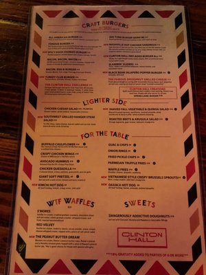 Menu photo 8 Clinton Hall - FiDi New York, NY