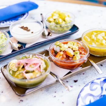 Mexican Bar Company - a variety of dips and condiments - Mexican Near Me - Plano, Texas Mexican Bar Company - a variety of dips and condiments - Mexican Near Me - Plano, Texas