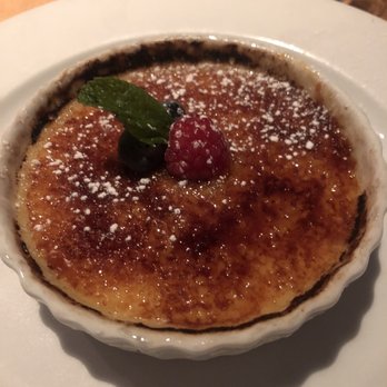 Plan B Restaurant - Creme brûlée - so creamy and delicious! - French Near Me - Sacramento, California