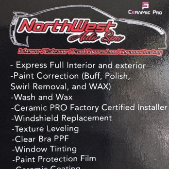 Northwest Auto Spa - A true Spa menu for your buddy!! - Auto Detailing Near Me - Vancouver, Washington Northwest Auto Spa - A true Spa menu for your buddy!! - Auto Detailing Near Me - Vancouver, Washington