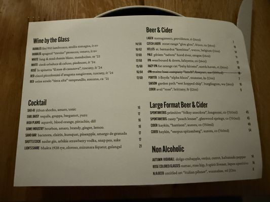 Menu photo 2 Basta Boulder, CO