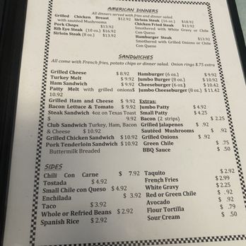 The Pit Stop 292 Cafe - Menu - American Near Me - Las Cruces, New Mexico The Pit Stop 292 Cafe - Menu - American Near Me - Las Cruces, New Mexico