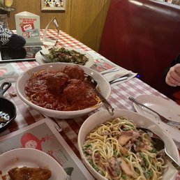 Extra on the spaghetti and meatball those are half pound meatball. Carbonara pasta and far up is Brussels sprout all delicious. Extra on the spaghetti and meatball those are half pound meatball. Carbonara pasta and far up is Brussels sprout all delicious.