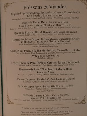 Menu photo 5 Le Gavroche London, XGL Menu photo 5 Le Gavroche London, XGL