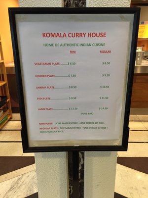 Menu photo 7 Komala Curry House Honolulu, HI Menu photo 7 Komala Curry House Honolulu, HI