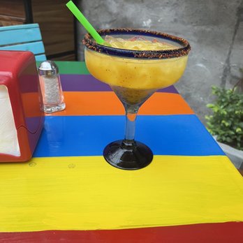 Los Molcajetes - Passion fruit margarita - Mexican Near Me - Puerto Vallarta, JAL
