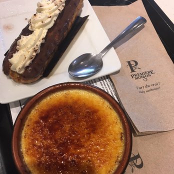 Première Moisson - Creme brûlée (3/5) $4.95 & chocolate eclair (3/5) $2.75 - Bakeries Near Me - Vaudreuil-Dorion, Quebec
