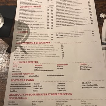 56 Kitchen - Solon - Drink menu - New American Near Me - Solon, Ohio